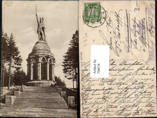 704678 Detmold Hermannsdenkmal Statue