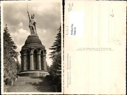 704679 Detmold Hermannsdenkmal Statue
