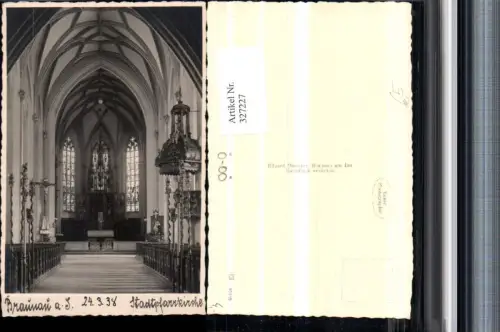 327227,Braunau am Inn Stadtpfarrkirche Kirche Innenansicht