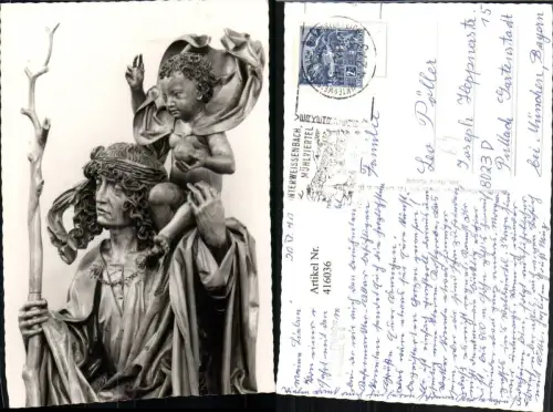 416036,Kefermarkt Gotischer Flügelaltar Statue