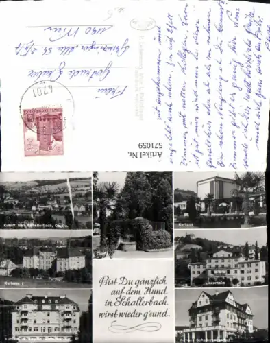 571059,Mehrbild Ak Bad Schallerbach Kurheim Kurhaus Linzerheim