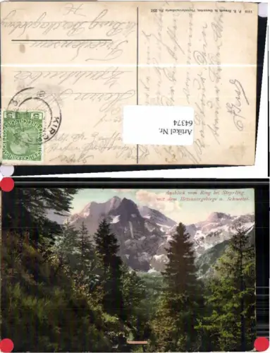 64374,Ring b. Steyrling Hetzau Almtal Grünau Brandt 251