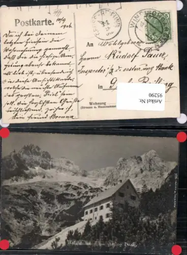 95290,FotoAK Schutzhaus am Gr. Priel Hinterstoder 1908