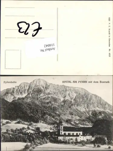 116042,Spital am Pyhrn m. Bosruck pub Brandt 4833