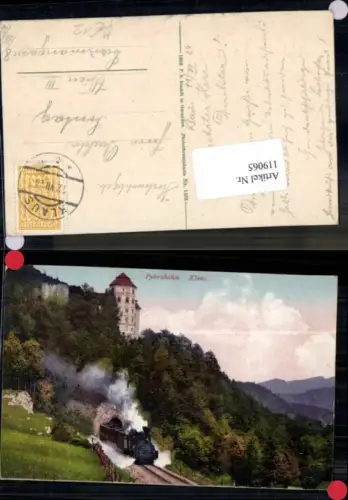 119065,Pyhrnbahn Klaus m. Lokomotive Zug Tolle Ansicht pub Brandt 1483