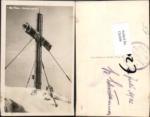 126309,Gr. Priel beí Hinterstoder Gipfelkreuz
