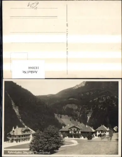 183044,Pyhrnbahn Steyrling Brunnenthal pub F. E. Brandt 5634