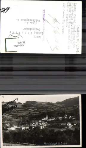 185850,Steinbach a. d. Steyr Totale Foto Ak