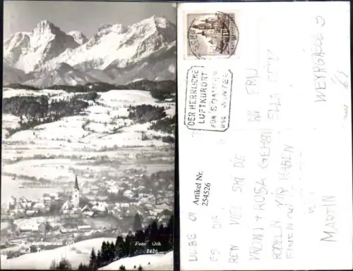 254526,Windischgarsten Totale m. d. Toten Gebirge Winterbild pub Foto Oth 2426