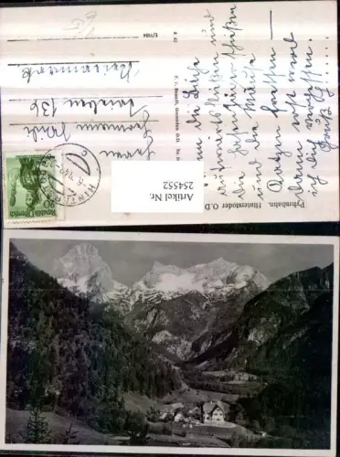 254552,Hinterstoder an d. Pyhrnbahn Bergkulisse pub F. E. Brandt 5855