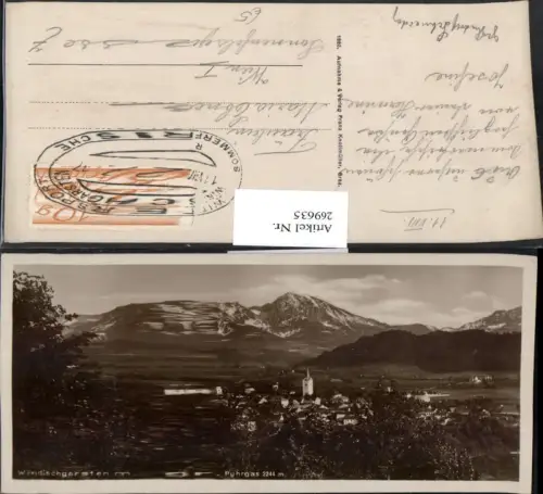 269635,Windischgarsten Totale m. Gr. Pyhrgas Bergkulisse