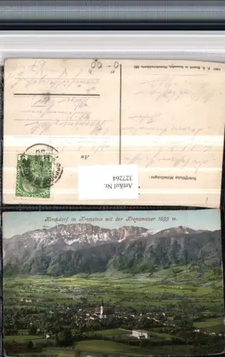 327264,Kirchdorf im Kremstale Totale m. Kremsmauer Bergkulisse pub F. E. Brandt 881