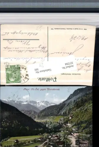 327294,Klaus an d. Pyhrnbahn Bahnhof geg. Warscheneck Bergkulisse pub F. E. Brandt 748