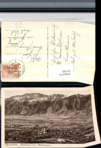 327303,Kirchdorf an d. Krems Totale m. Kremsmauer Bergkulisse pub F. E. Brandt 0305