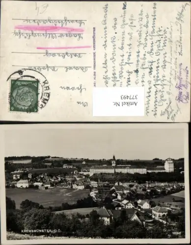 377493,Kremsmünster Totale m. Stift