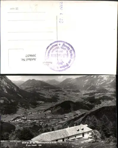 399657,Hofalm b. Spital am Pyhrn m. Sengsengebirge Bergkulisse pub Foto Hackl 169