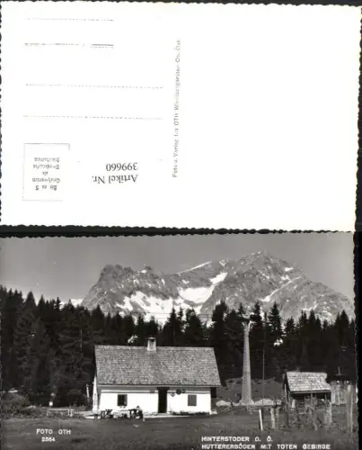399660,Hinterstoder Huttererböden m. Toten Gebirge Bergkulisse pub Foto Oth 2564