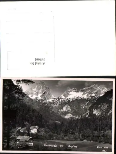 399661,Hinterstoder Koglhof Bergkulisse pub Foto Oth 2363