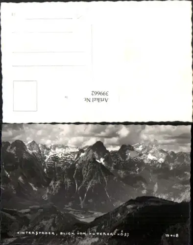 399662,Hinterstoder Blick v. Hutterer-Höss Bergkulisse