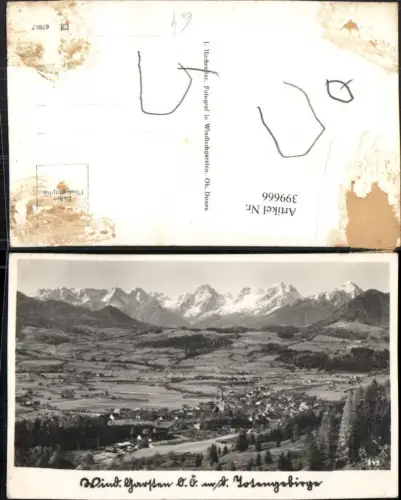 399666,Windischgarsten Totale m. Totengebirge Bergkulisse