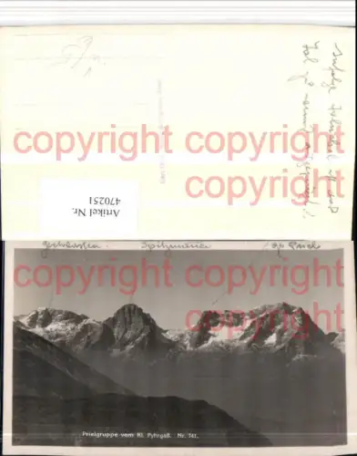 470251,Prielgruppe v. Kleinen Pyhrgas b. Spital Bergkulisse pub Foto Karl Them