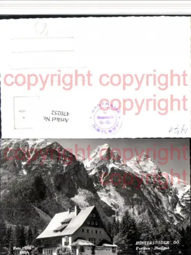 470252,Hinterstoder Pension Dietlgut Bergkulisse pub Foto Oth 2322A
