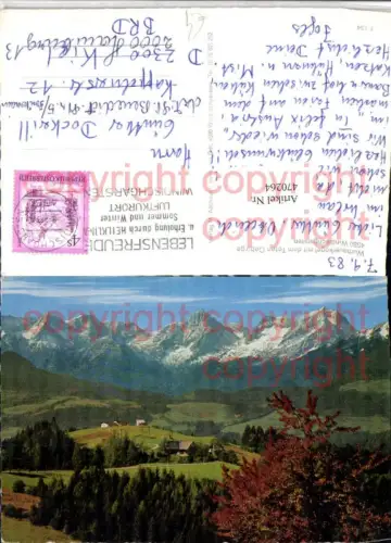 470264,Windischgarsten Wurbauerkogel m. Toten Gebirge Bergkulisse