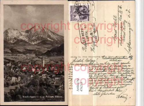 476213,Windischgarsten Totale m. Großen Pyhrgas Bergkulisse