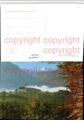 476220,Frauenstein Kirche b. Klaus m. Toten Gebirge Bergkulisse