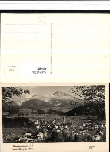 484486,Windischgarsten Totale geg. Pyhrgas Bergkulisse pub Foto Oth 2073