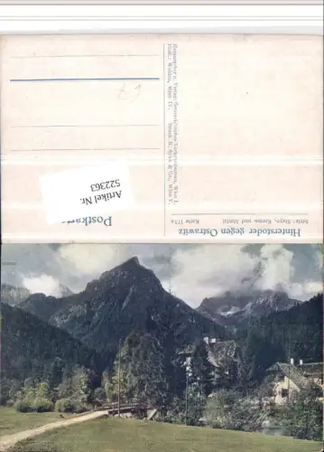 522363,Hinterstoder geg. Ostrawitz Bergkulisse