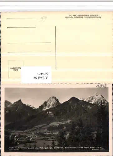 522425,Hinterstoder geg. Ostrawitz Spitzmauer Bergkulisse