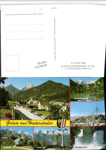 522729,Hinterstoder Totale Höss-Lift Dietlgut Mehrbildkarte