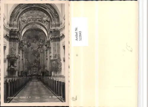 522843,Spital am Pyhrn Stiftskirche Kirche Innenansicht pub Hubmann