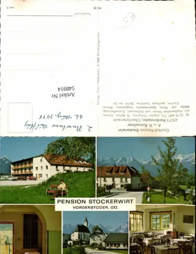 548914,Vorderstoder Pension Stockerwirt
