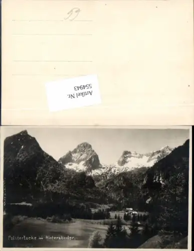 554943,Foto-AK Hinterstoder Polsterlucke pub Hochreiter 1208