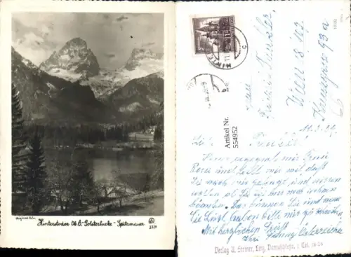 554952,original Foto-AK Hinterstoder Polsterlucke pub A. Steiner Linz