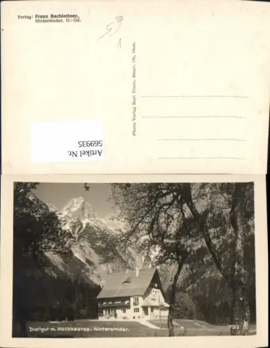 569935,Foto Ak Dietlgut m. Hochkasten Hinterstoder pub Karl Them 793