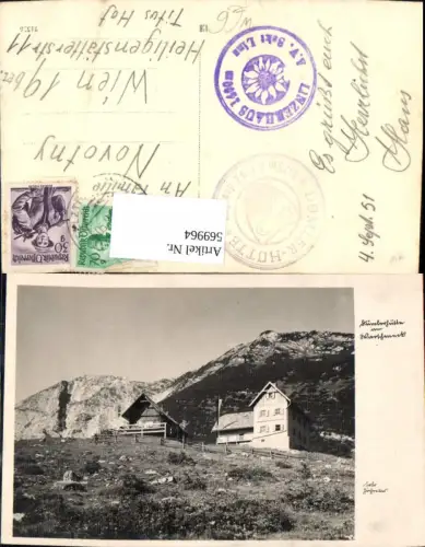 569964,Foto Ak Dümler-Hütte Dümlerhütte Roßleithen