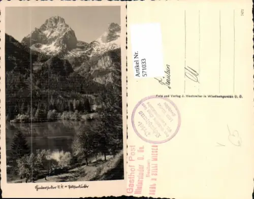 571033,Foto Ak Hinterstoder Polsterlucken pub J. Hochreiter