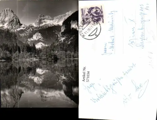 571034,Foto Ak Hinterstoder Polsterlucke m. Gr. Priel u. Spitzmauer pub Foto Oth 2551