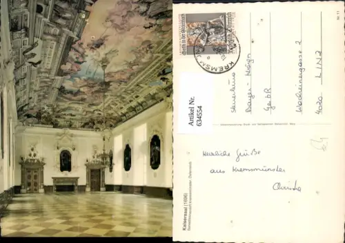 634554,Kaisersaal Benediktinerstift Kremsmünster