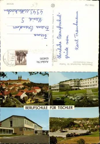 634595,Mehrbild Ak Kremsmünster Gewerbliche Berufschule für Tischler