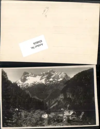 650826,tolle Foto-AK Hinterstoder Stodertal Grosser Priel pub J. Hochreiter 1927