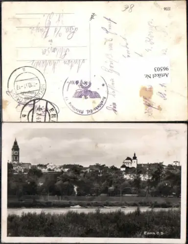 96503,Enns Feldpost Kraftfahr Ers. Abt. 17 n. Höflein Laa