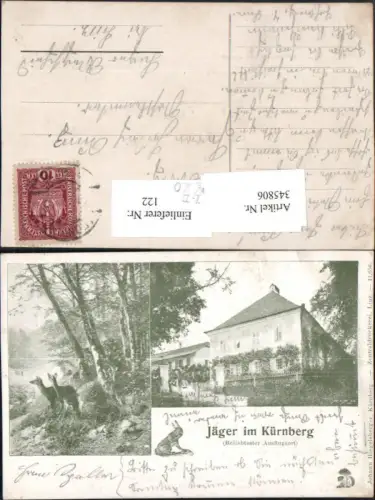 345806,Kürnberg b. Linz Gasthaus Jäger Rehe Mehrbildkarte
