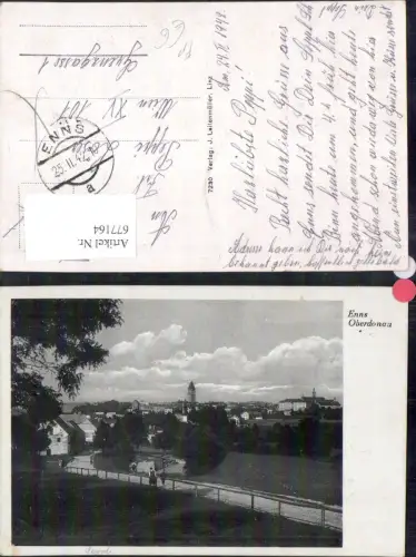 677164,Enns Partie Feldpost n. Wien 1942