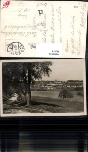 683618 Markt St. Florian Wegpartie 1940 Feldpost n. Linz Stp. Enns