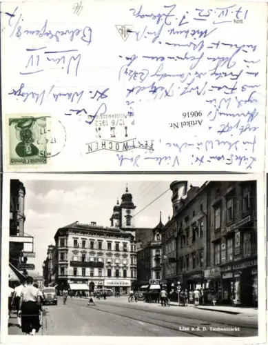 90616,Linz Taubenmarkt Oldtimer Kennz L-1965