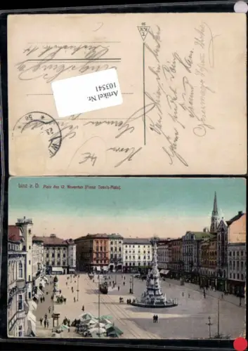 103541,Linz a.d. Donau Kaiser Franz Josef Platz
